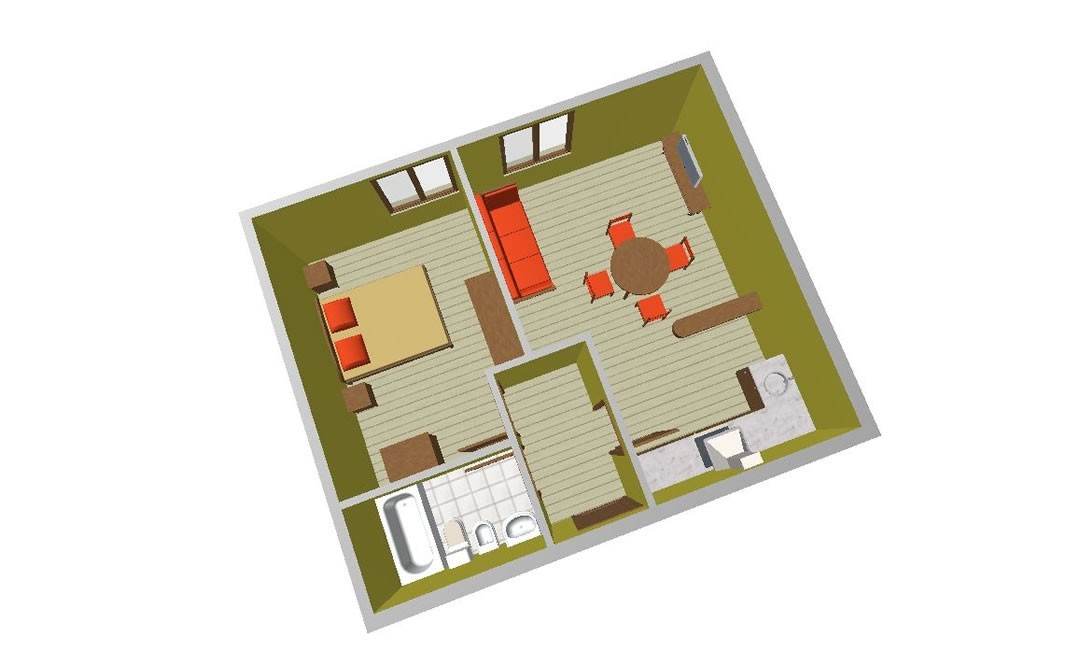 Appartement Standard 3/4 avec accès au SPA