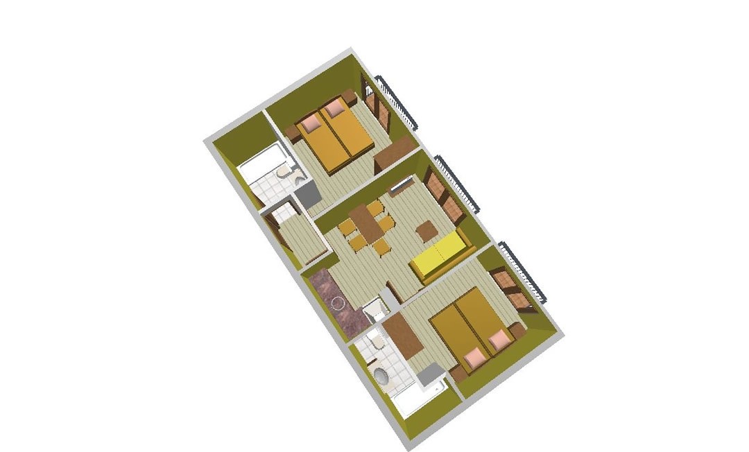 Apartament Superior (2 dormitoris) amb accés al SPA
